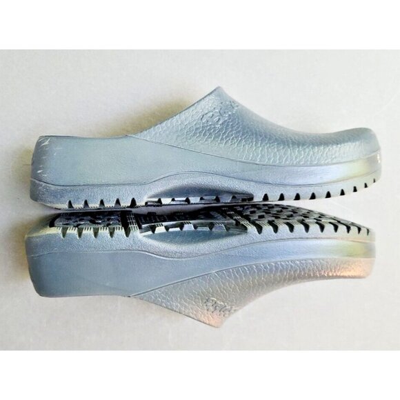 Birkenstock Super Birkis Blue Rubber Clogs Comfort Slip Resistant Sz 13 EU 46 - Picture 11 of 15